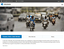 Tablet Screenshot of endurancegroup.com